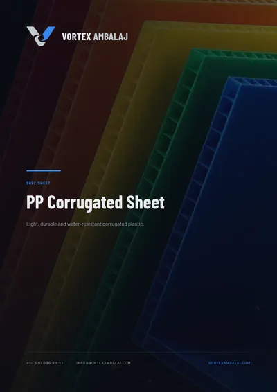 PP Corrugated Sheet